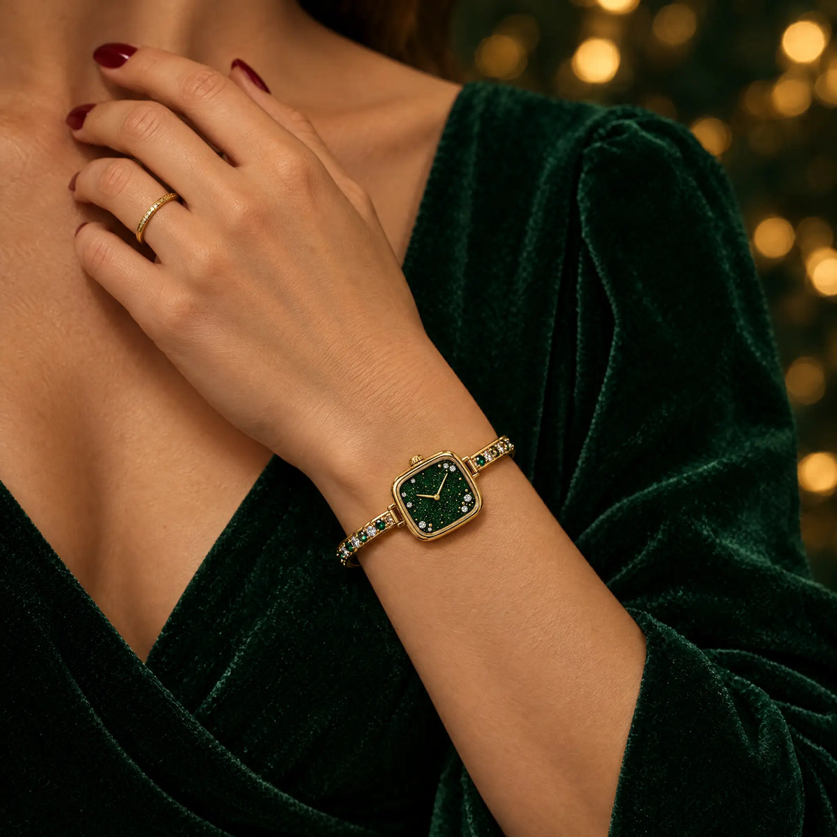 Celeste Adjustable Bangle Watch